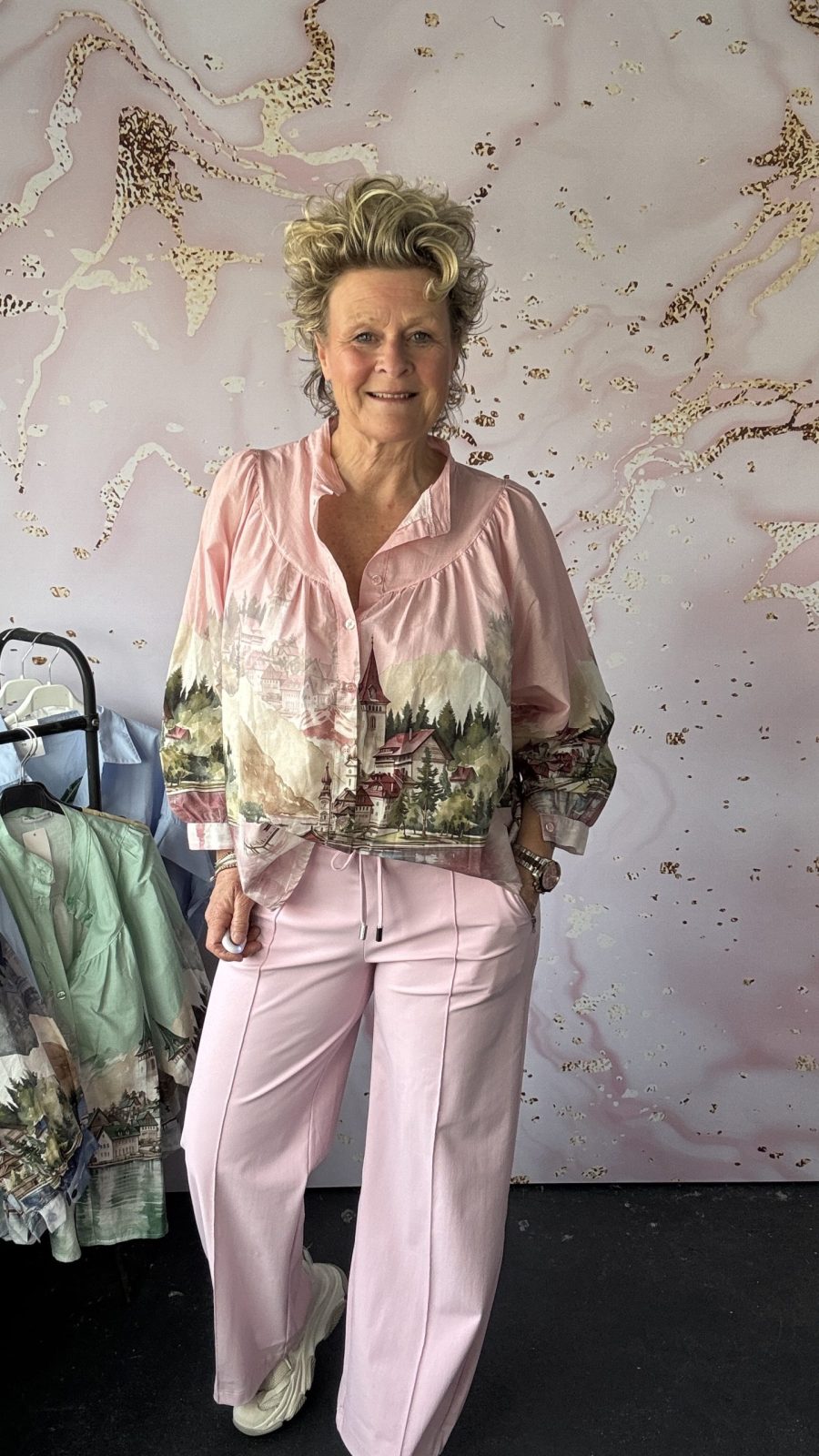 Blouse Cottage roze