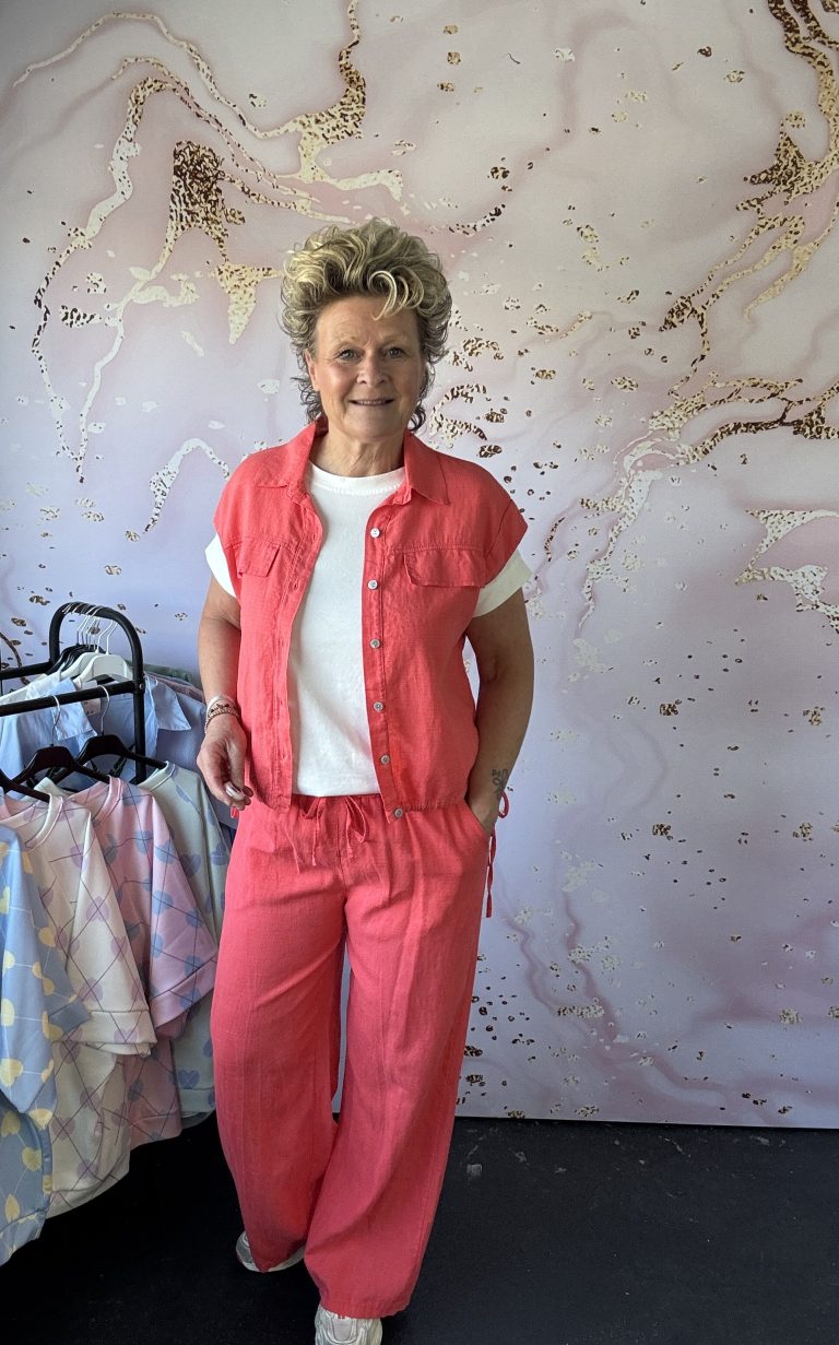 2 delige set Ruby koraal