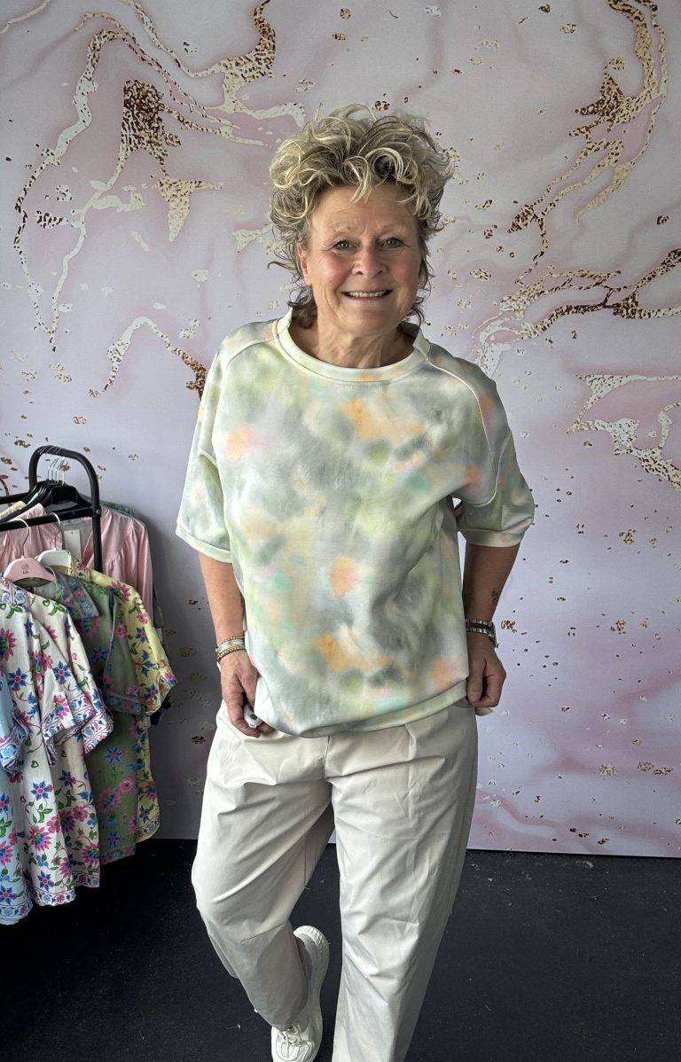 Sweater Regenboog grijs