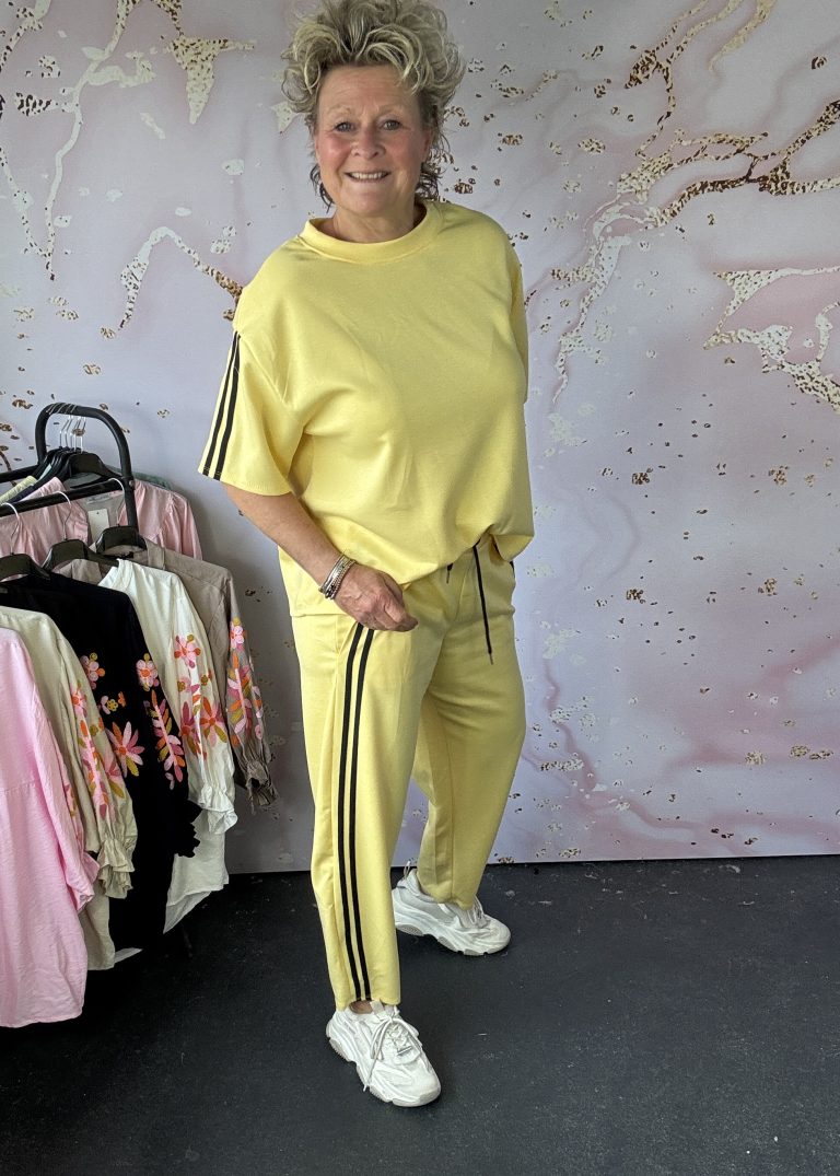 2 delige set Sannie geel