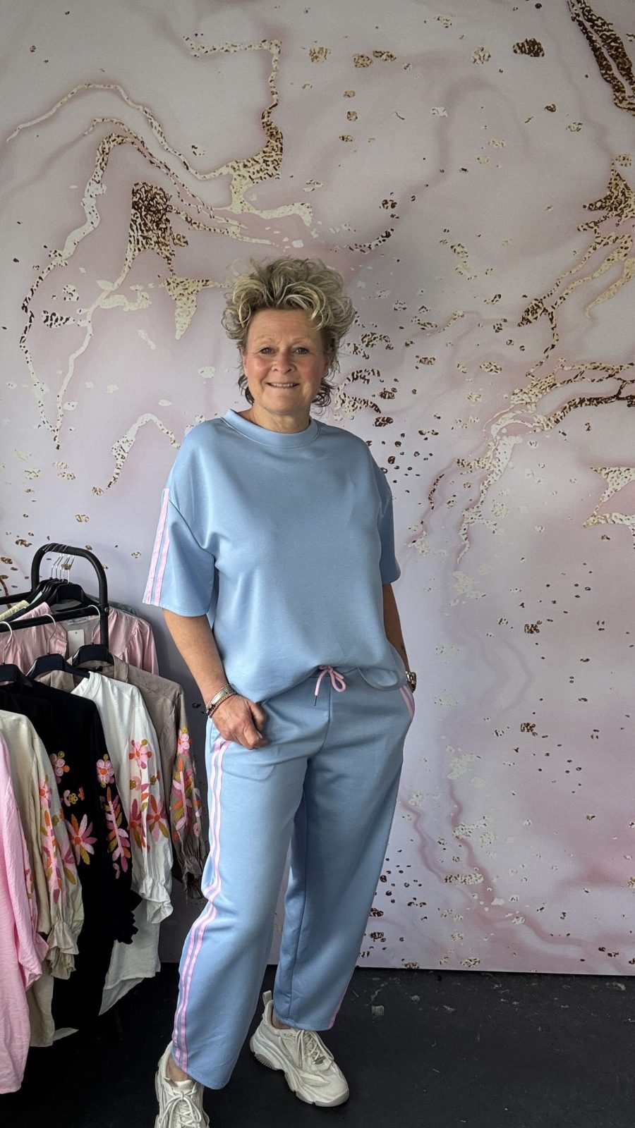 2 delige set Sannie lichtblauw