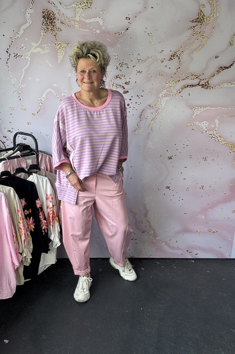 Sweater Ivy roze/ lila