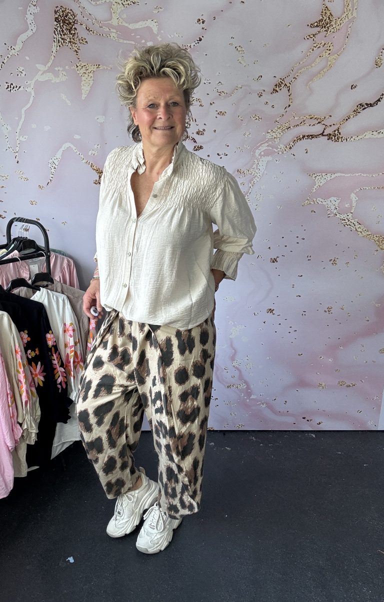 broek panter beige