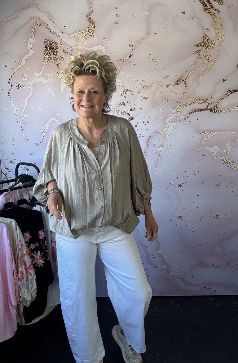Blouse Iris taupe