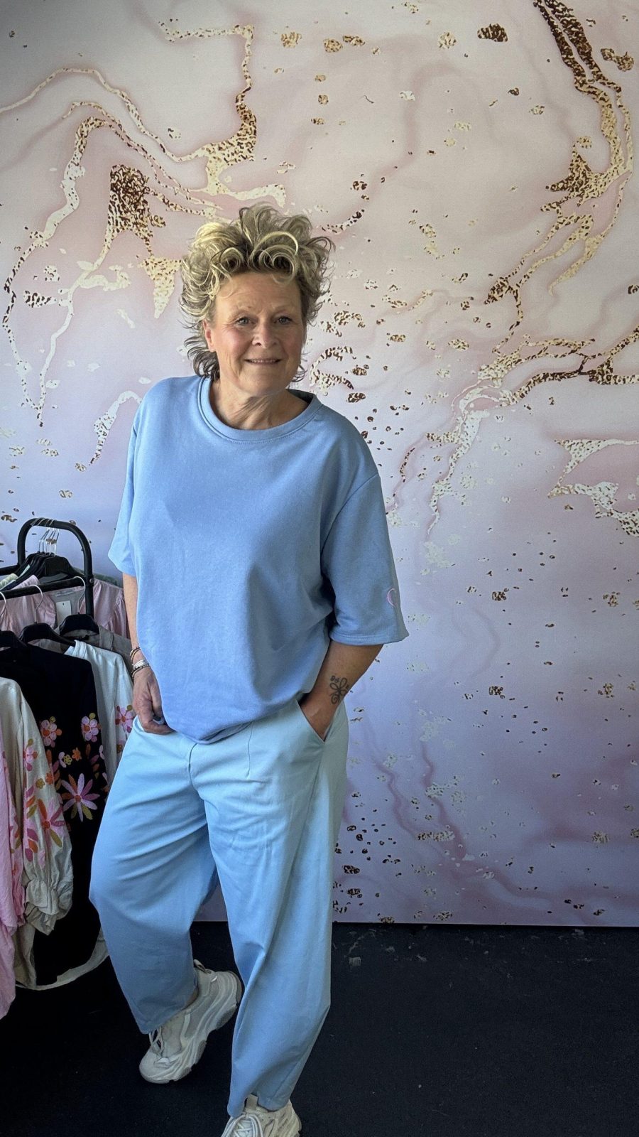 Sweater NC lichtblauw