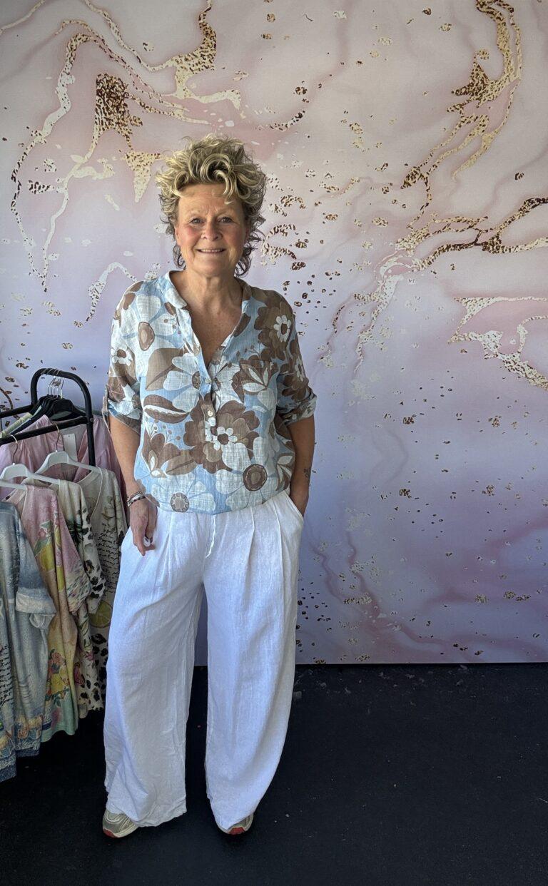 Blouse Daphne blauw