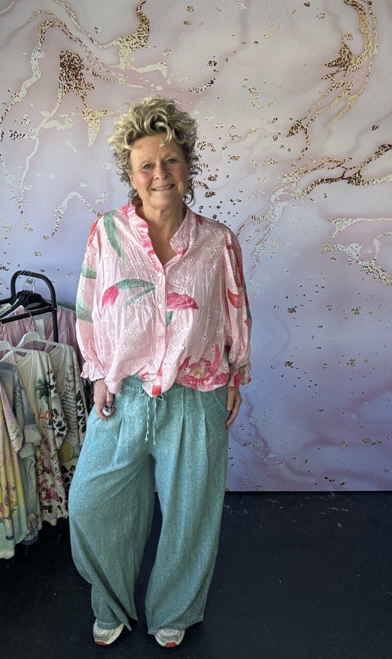 Blouse Loulou roze