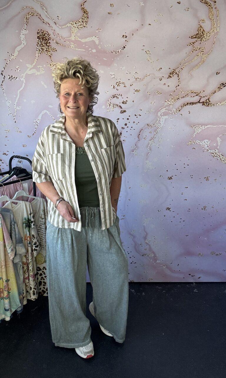 linnen broek army