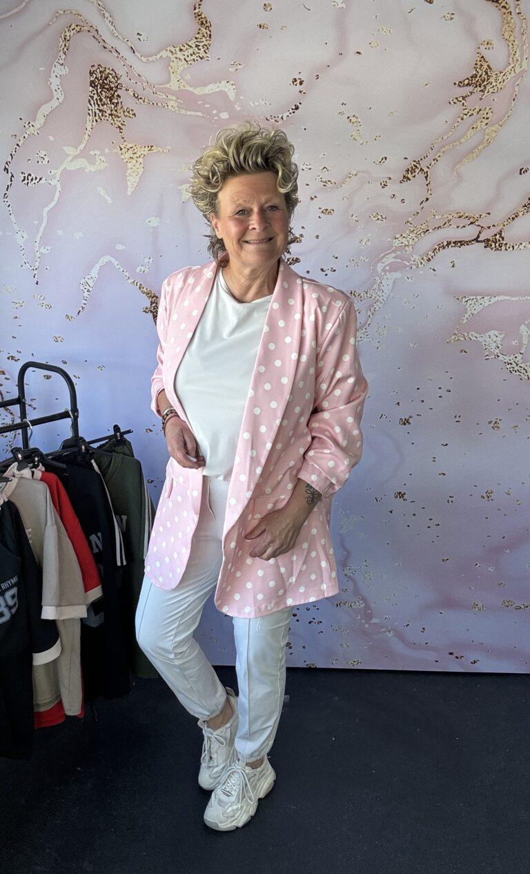 Blazer Noppy roze