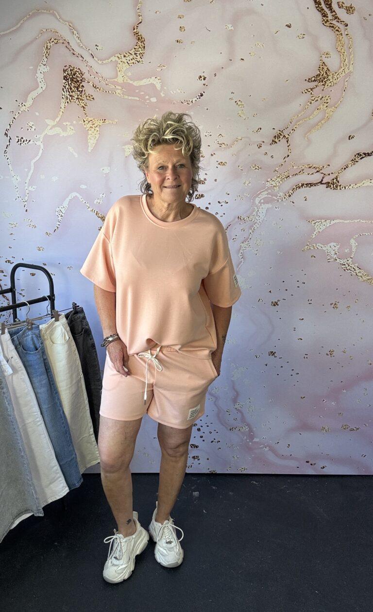 2 delige set Peach