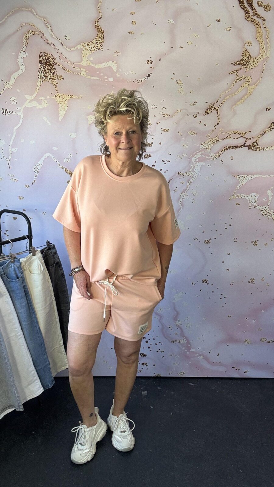 2 delige set Peach