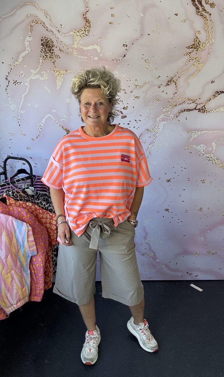 Sweater Good roze/orange