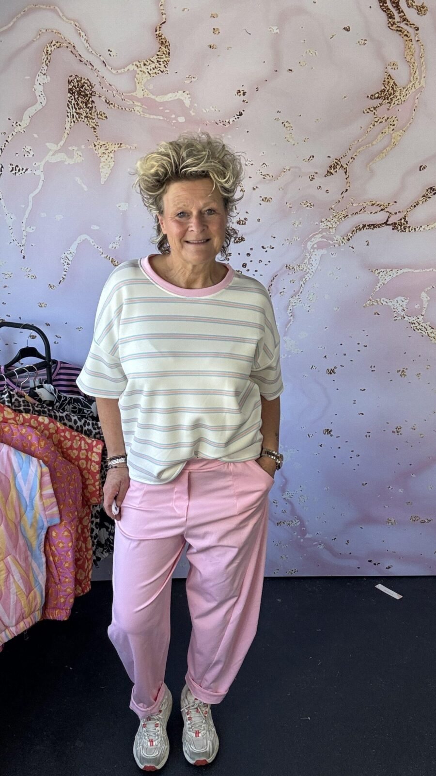 Sweater Verrucci offwhite streep
