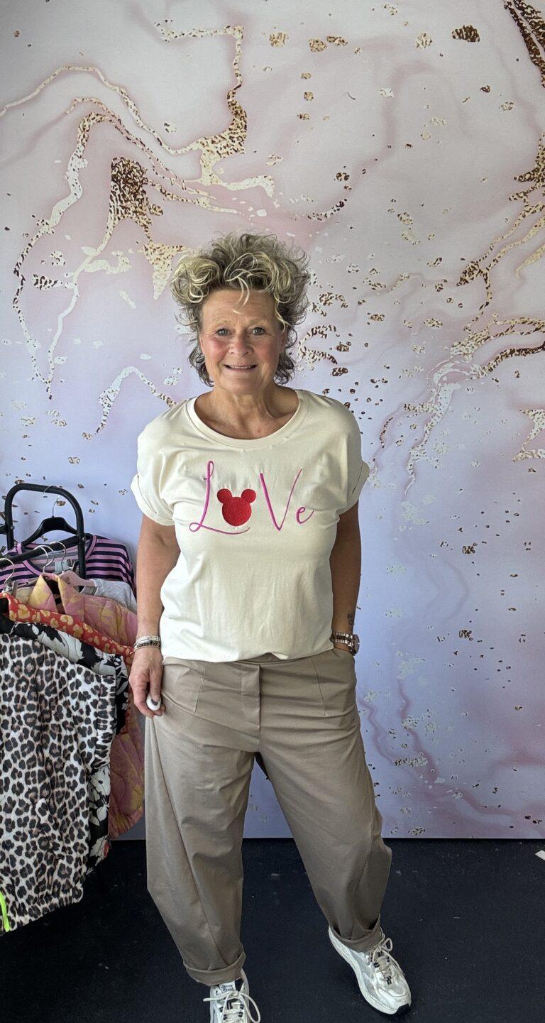 T Shirt LOVE offwhite
