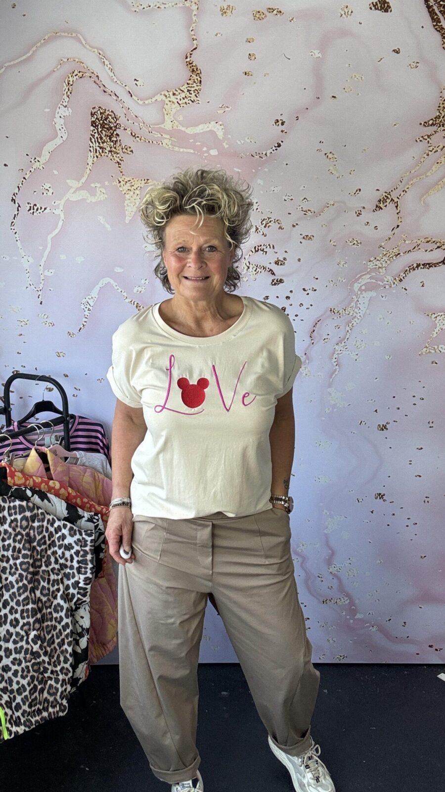 T Shirt LOVE offwhite