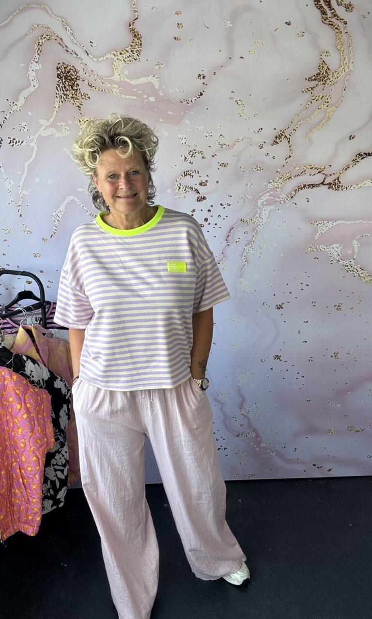 T Shirt Dress Lila/roze