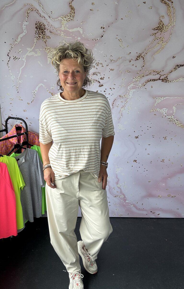 t-shirt Stripe beige