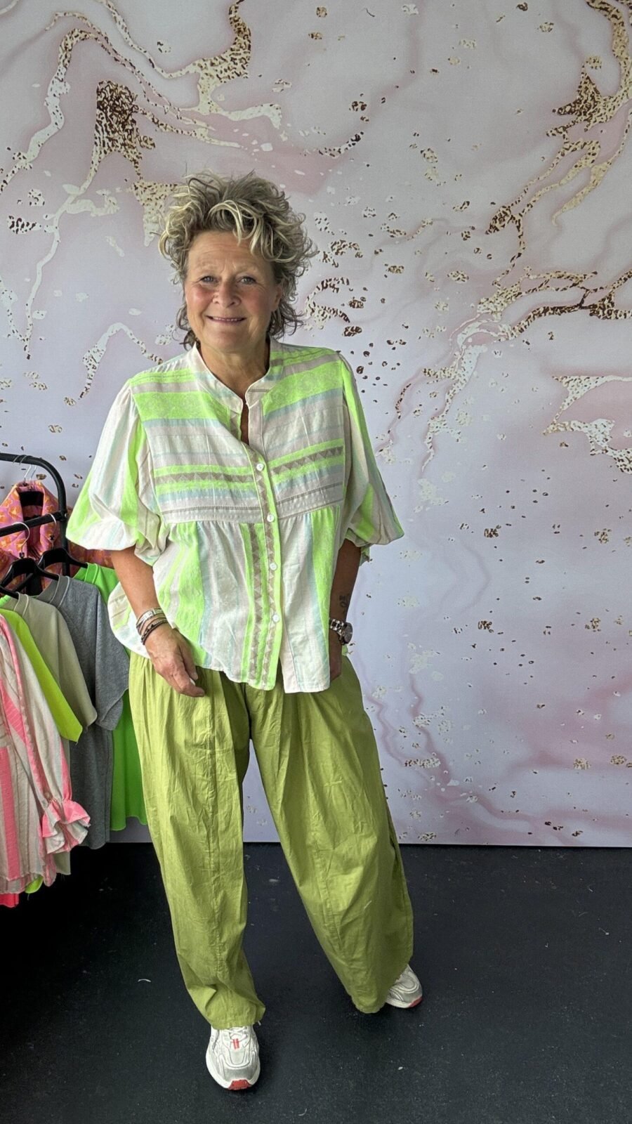 broek Hanny lime