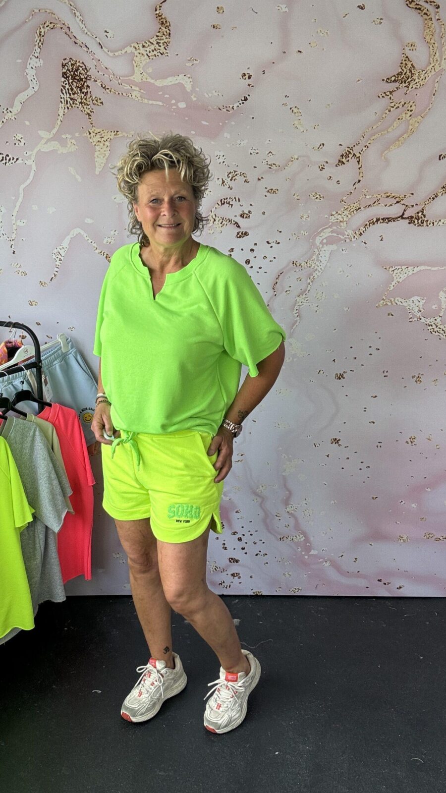 Jogg broekje lime