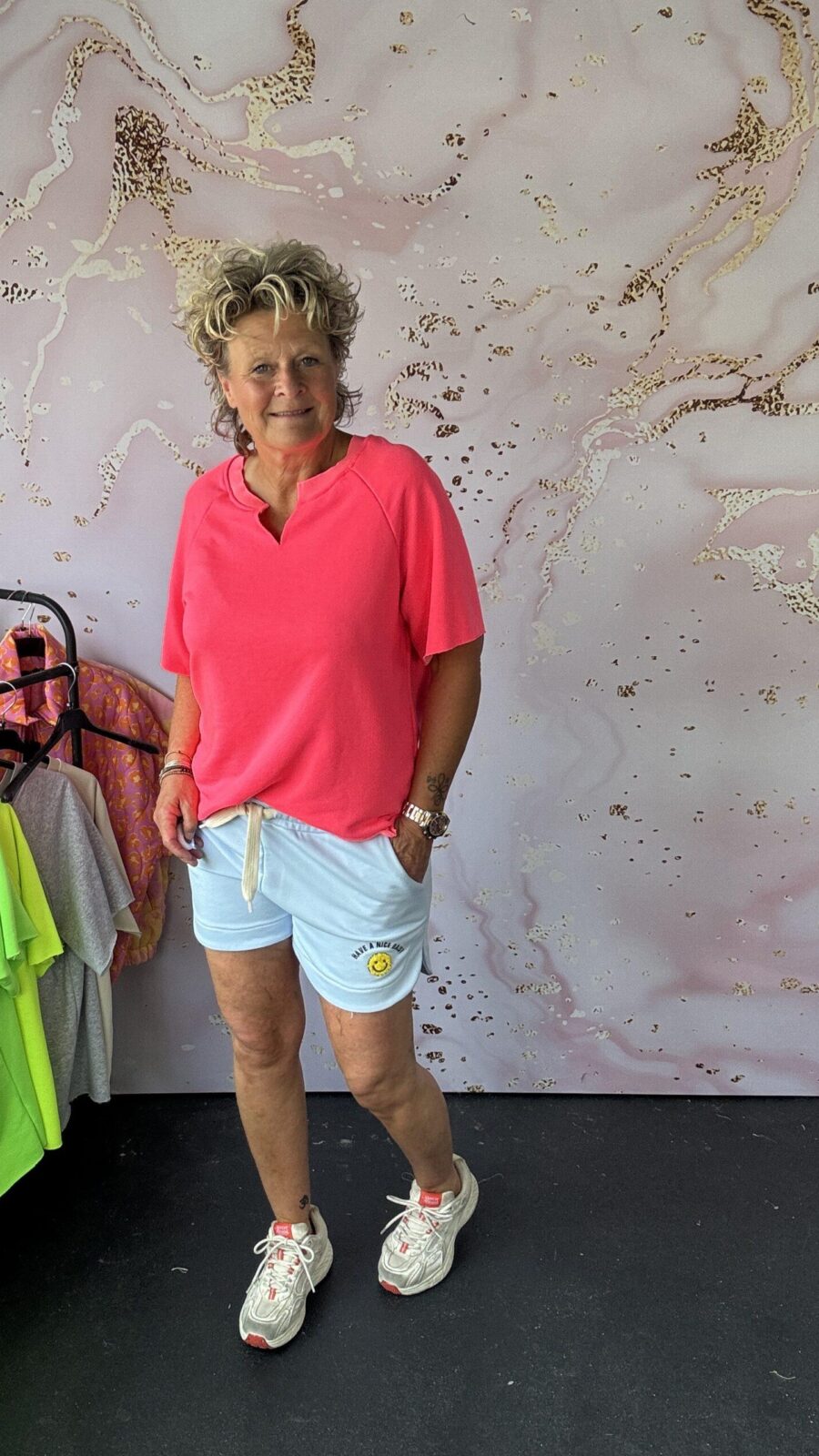 Jogg broekje lichtblauw