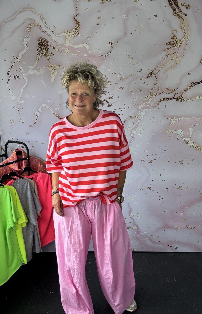Sweater Luna roze/rood