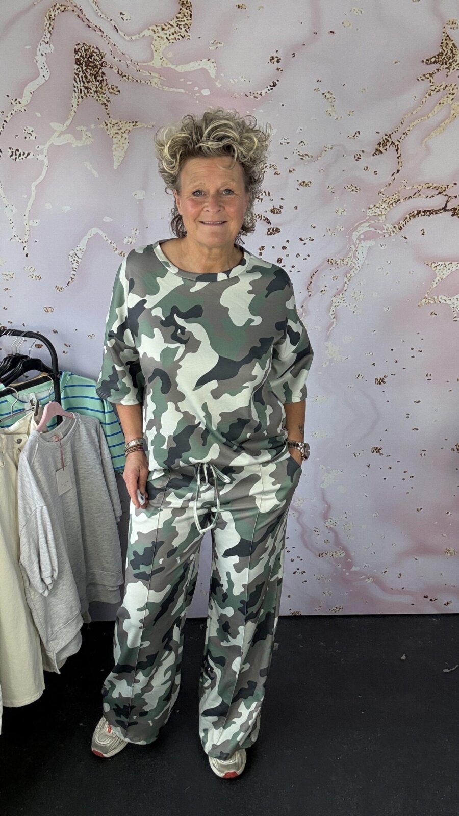 2 delige set Army groen