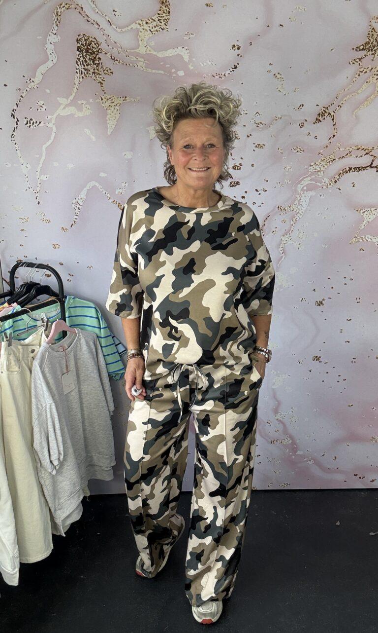 2 delige set Army beige