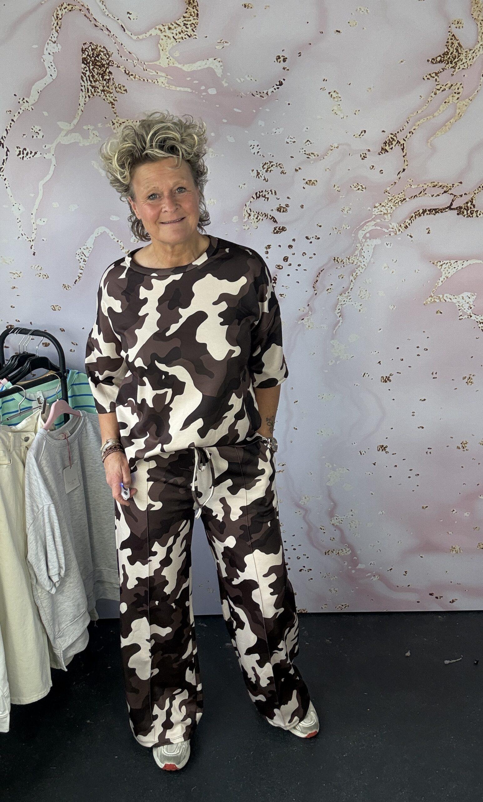 2 delige set Army bruin - Afbeelding 2