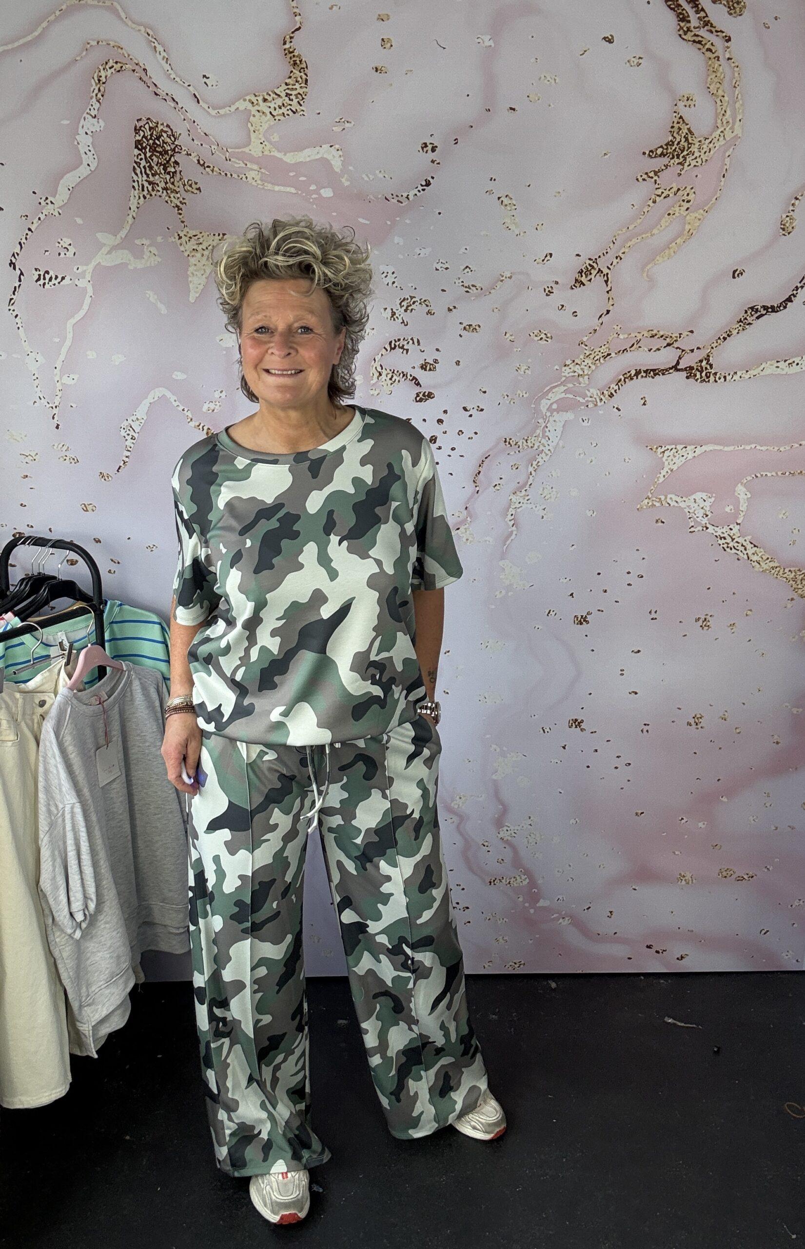 Jogg broek army groen - Afbeelding 2