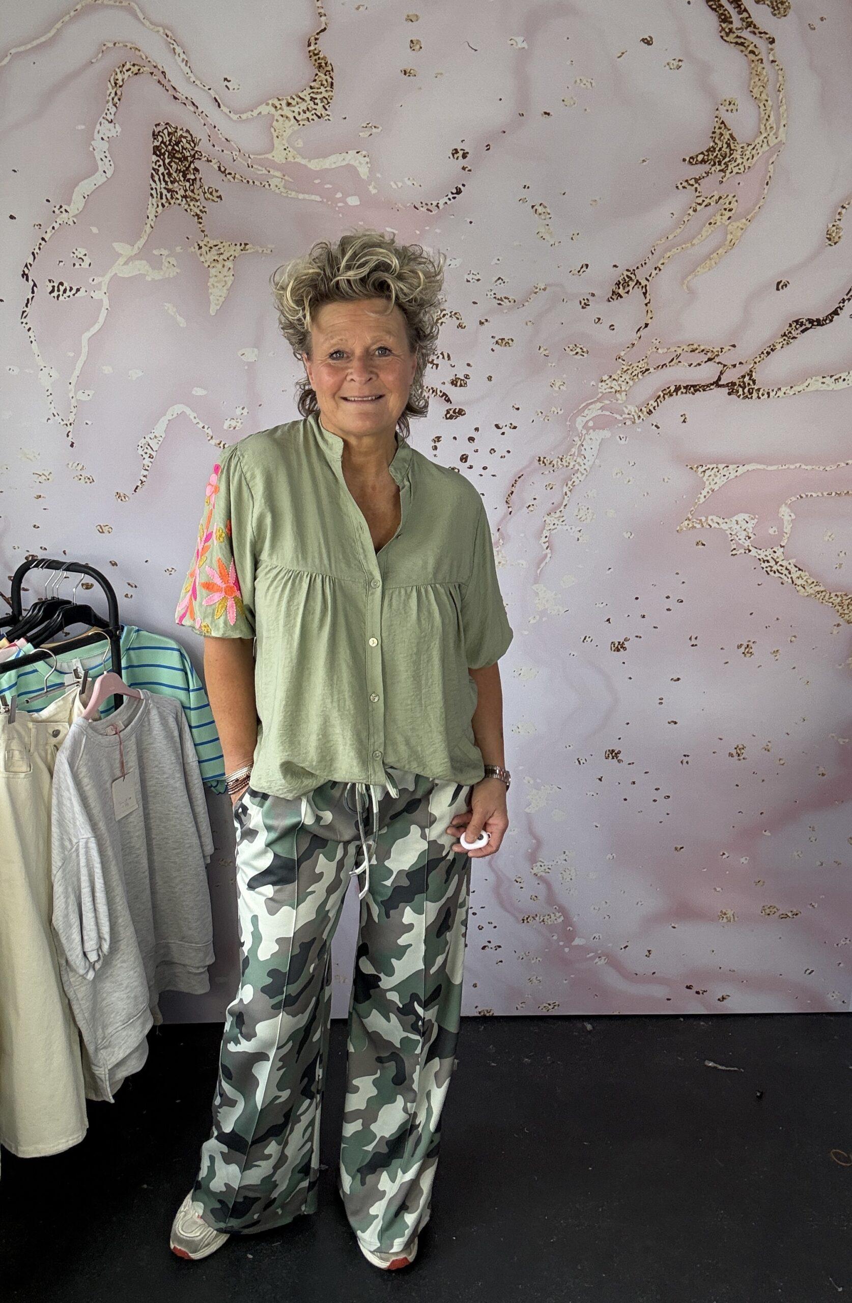 Jogg broek army groen