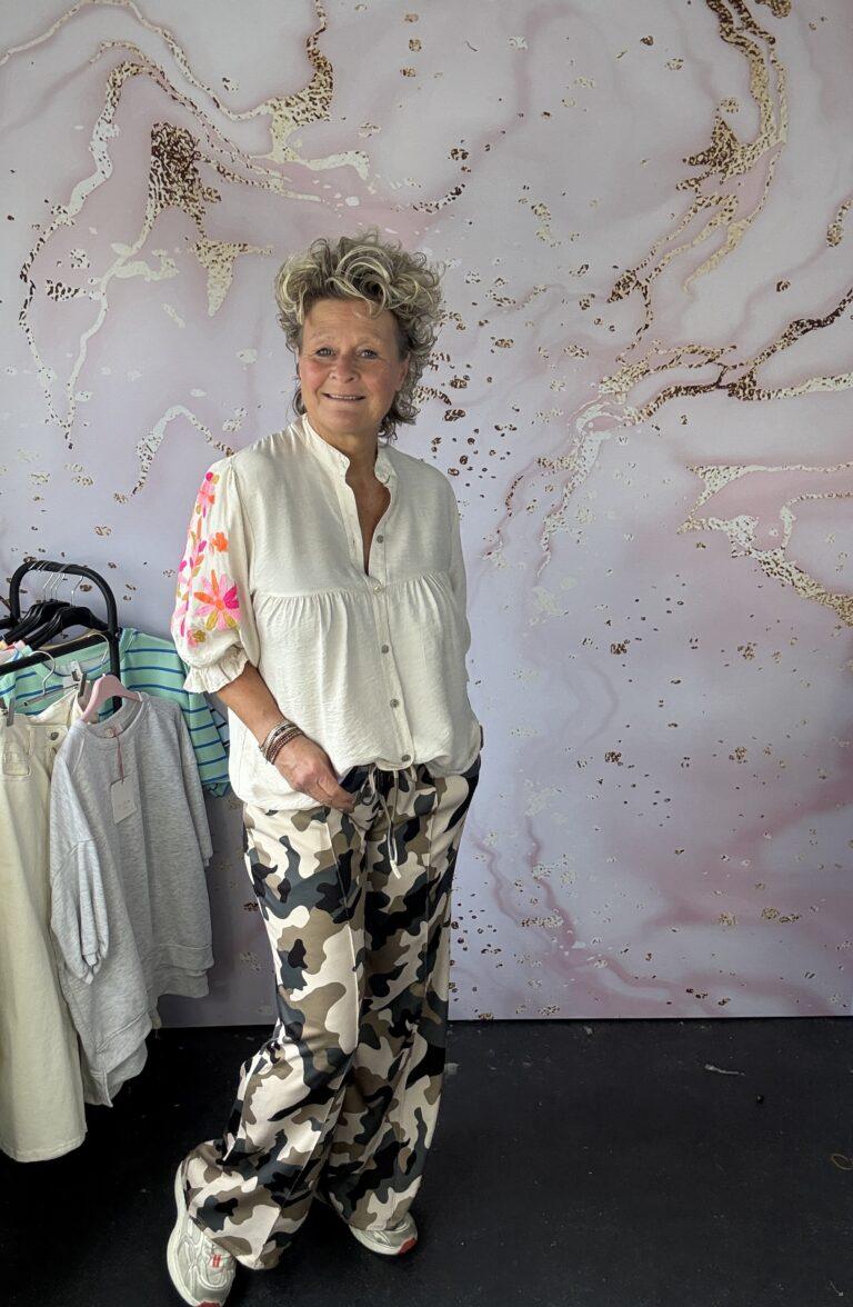 Jogg broek army beige
