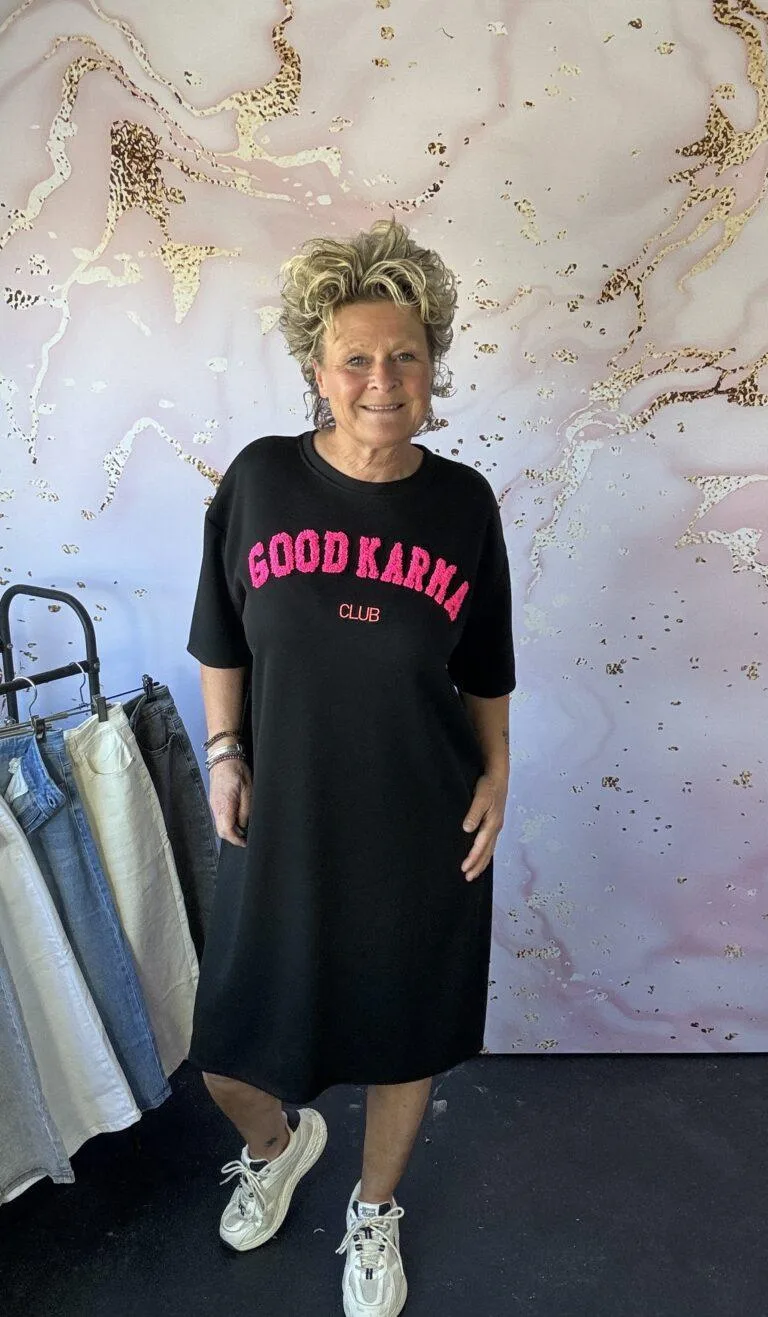 jurk Good karma zwart