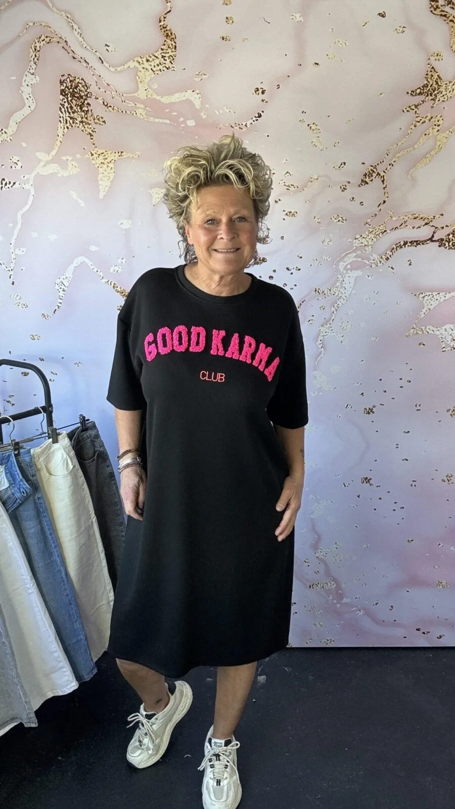 jurk Good karma zwart
