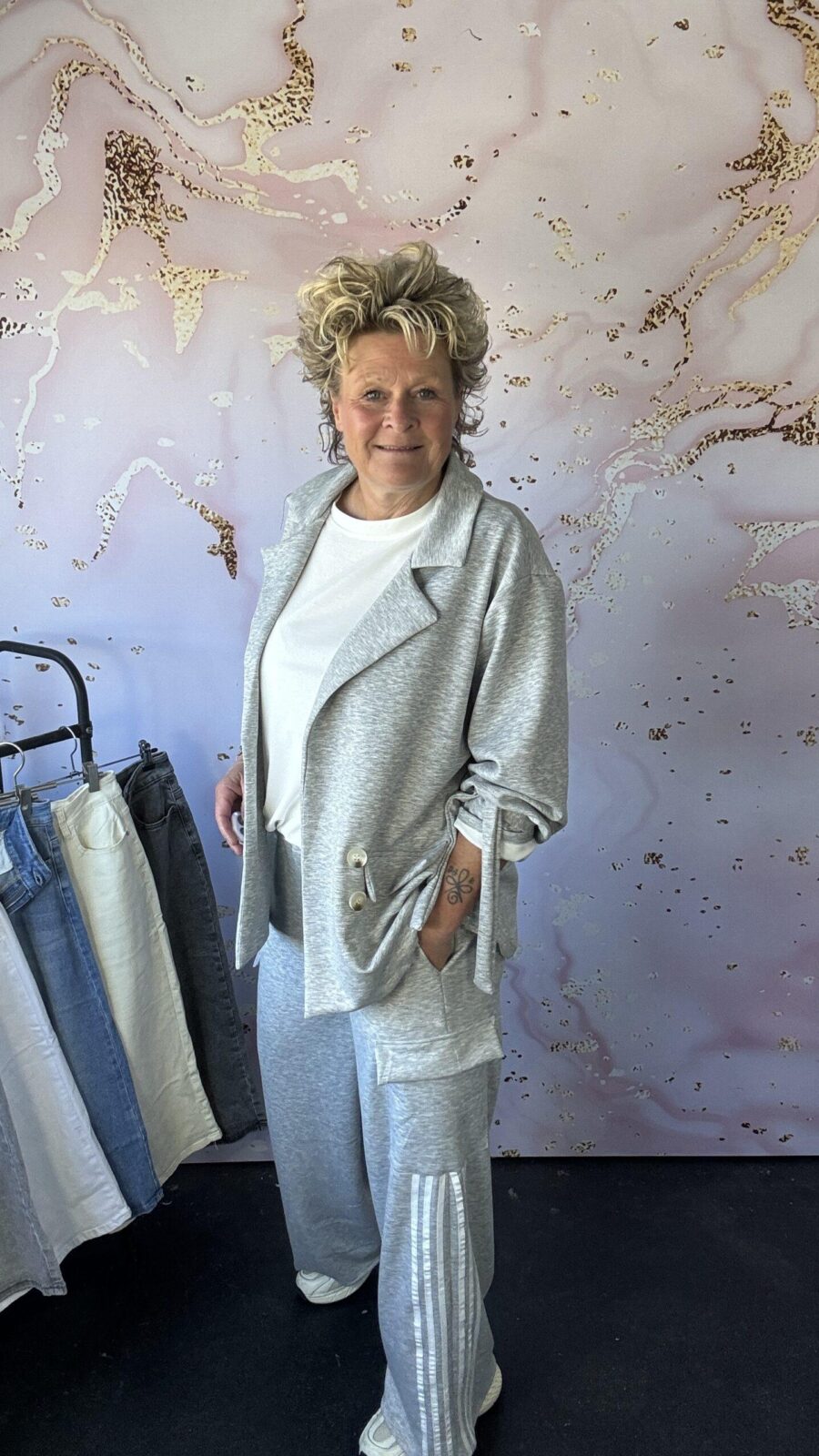 jogg broek Cargo grijs