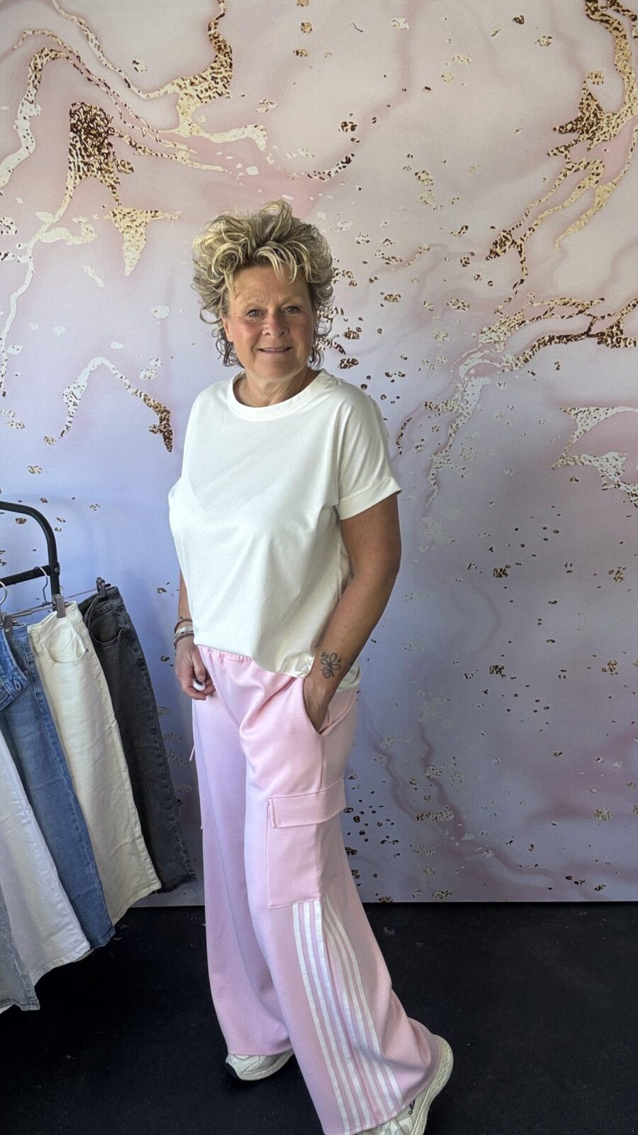 jogg broek Cargo roze
