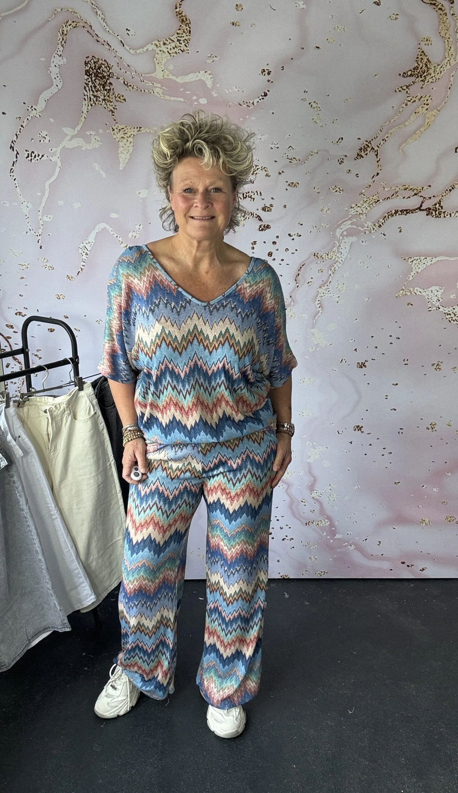 2 delige set Angelica blauw - Afbeelding 2
