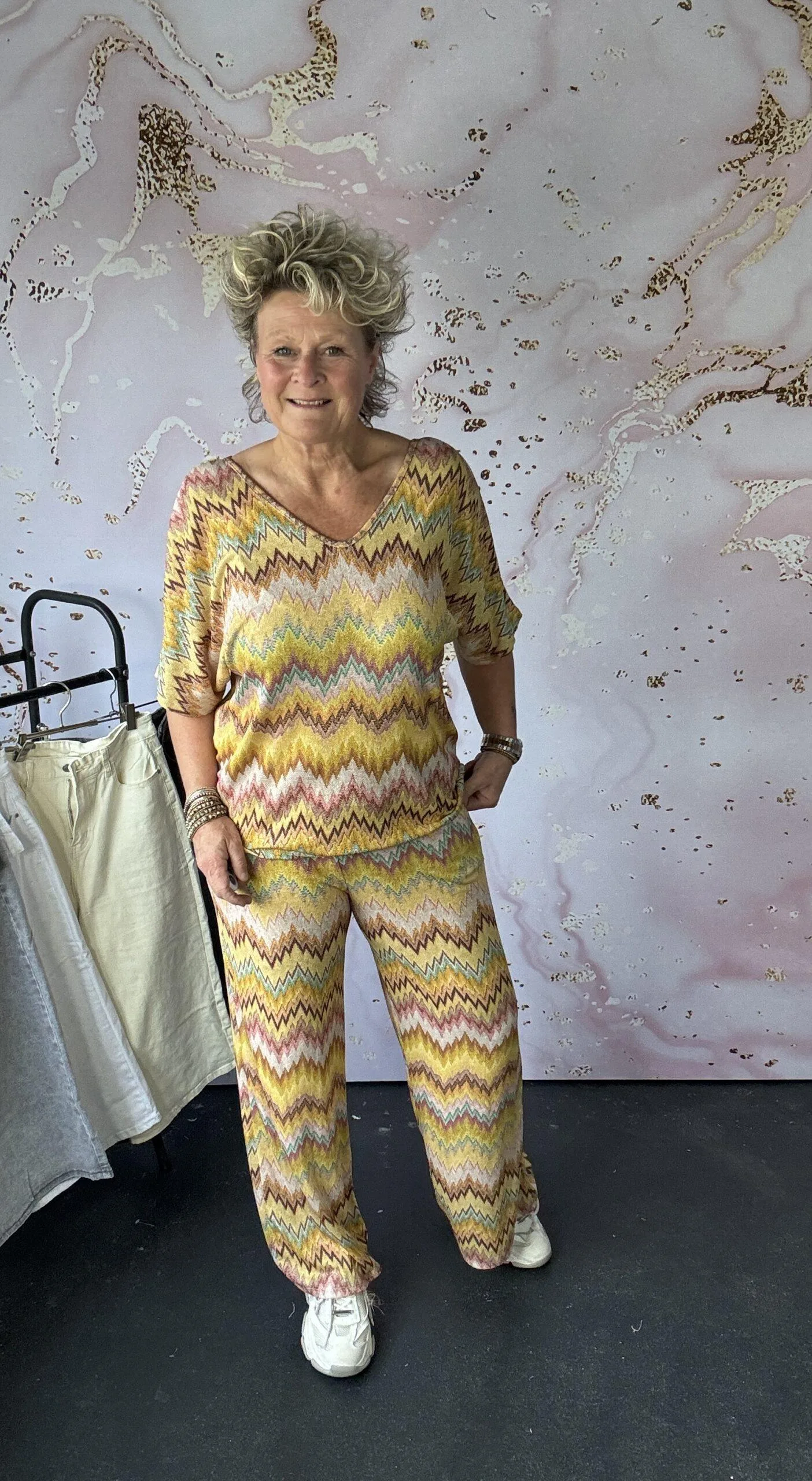 2 delige set Angelica geel - Afbeelding 2