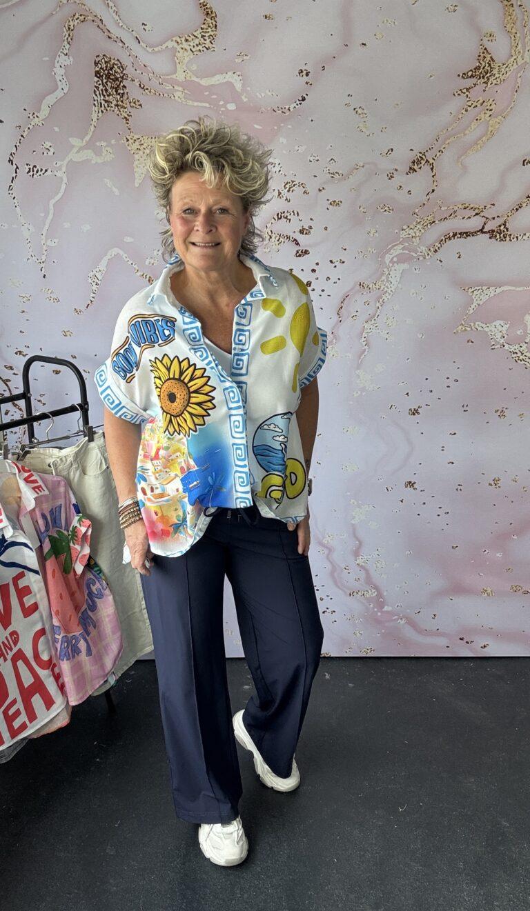Blouse zonnebloem