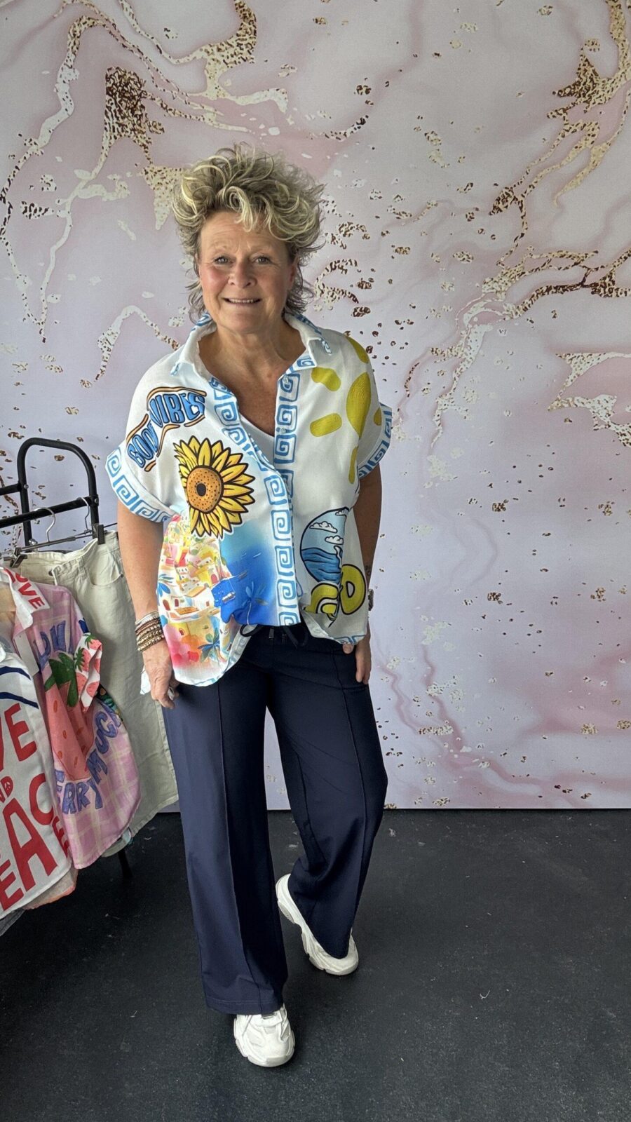 Blouse zonnebloem