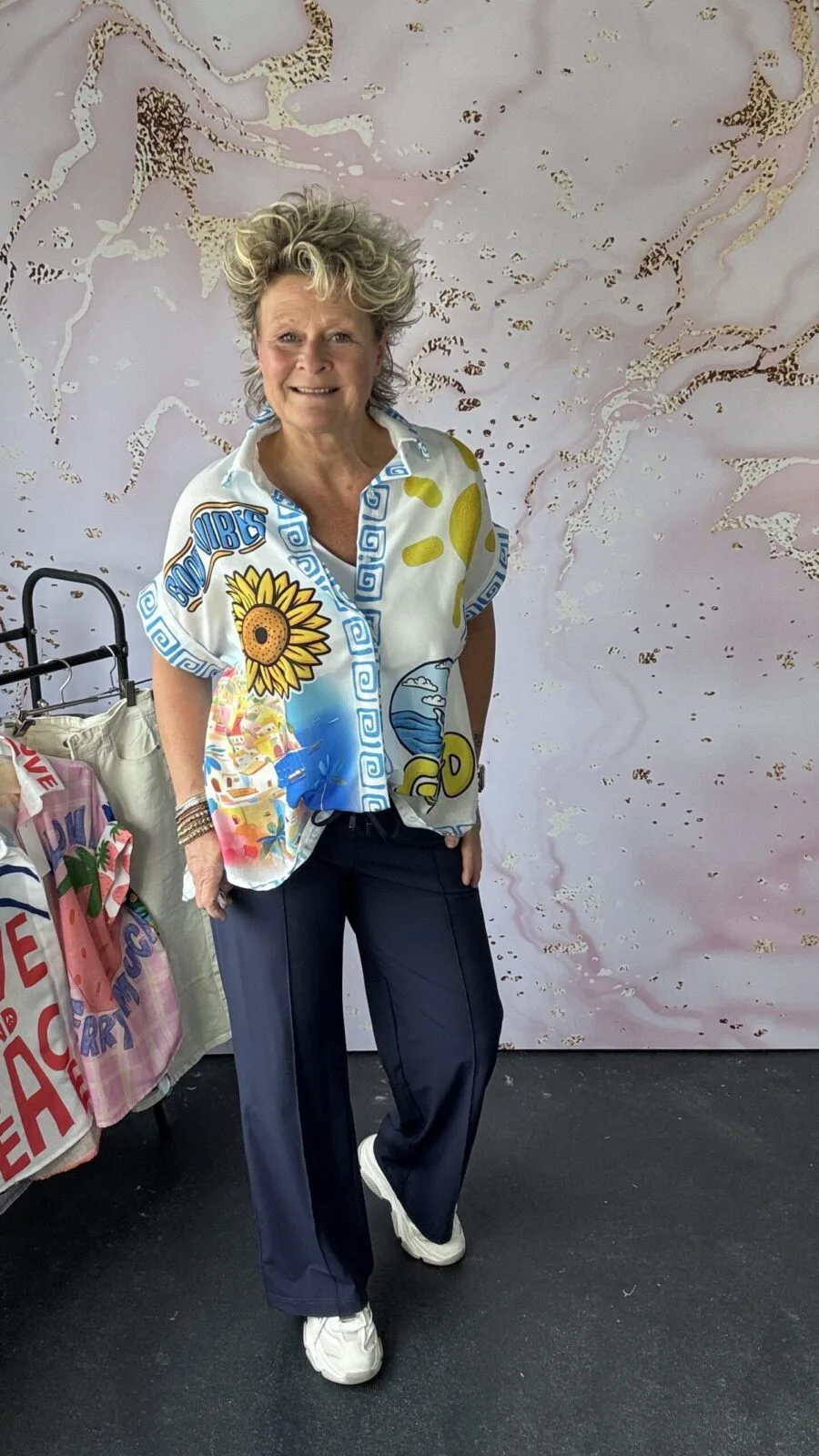 Blouse zonnebloem