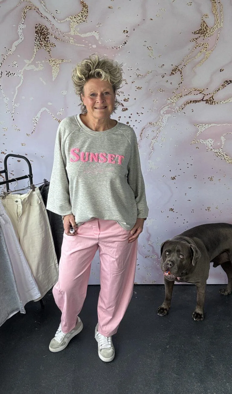 Sweater Sunset grijs