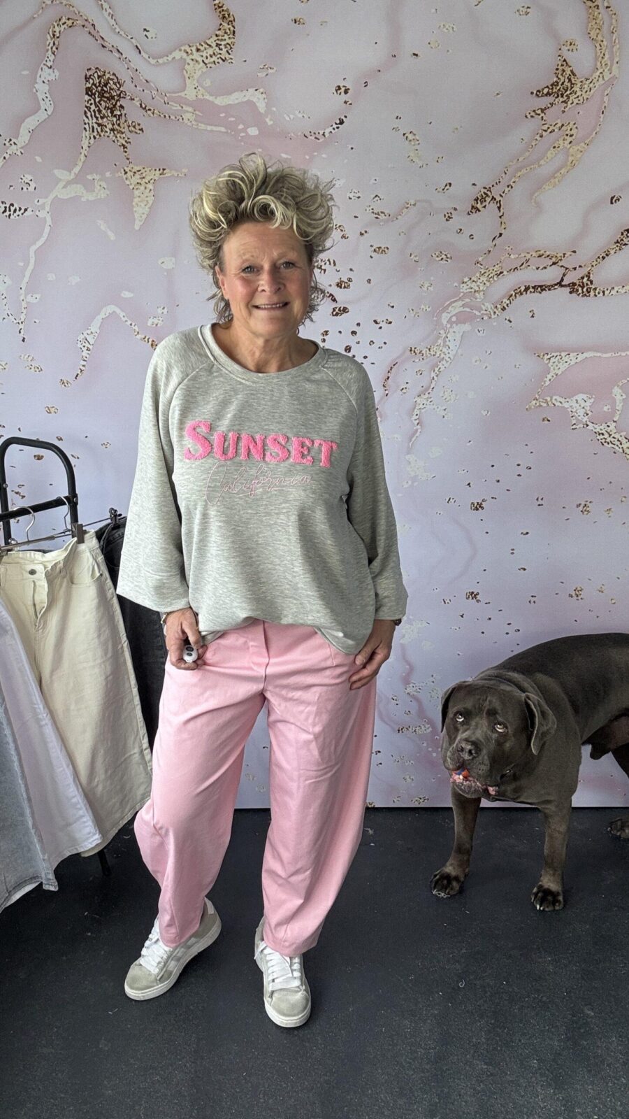 Sweater Sunset grijs