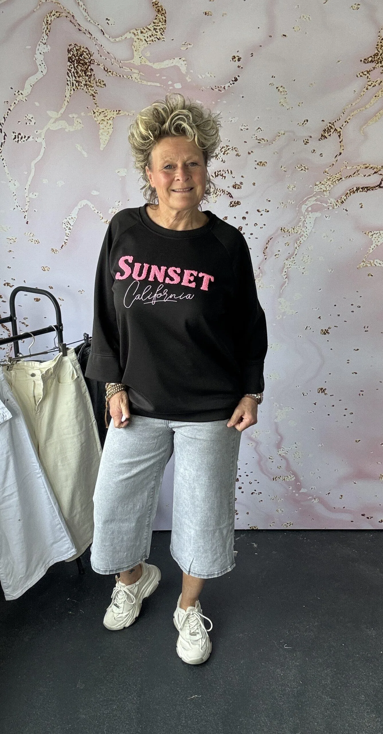 Sweater Sunset zwart