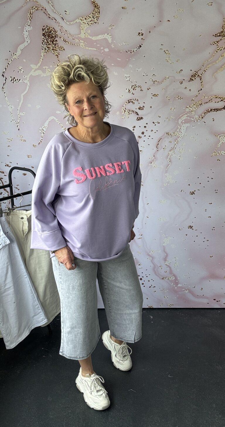 Sweater Sunset lila