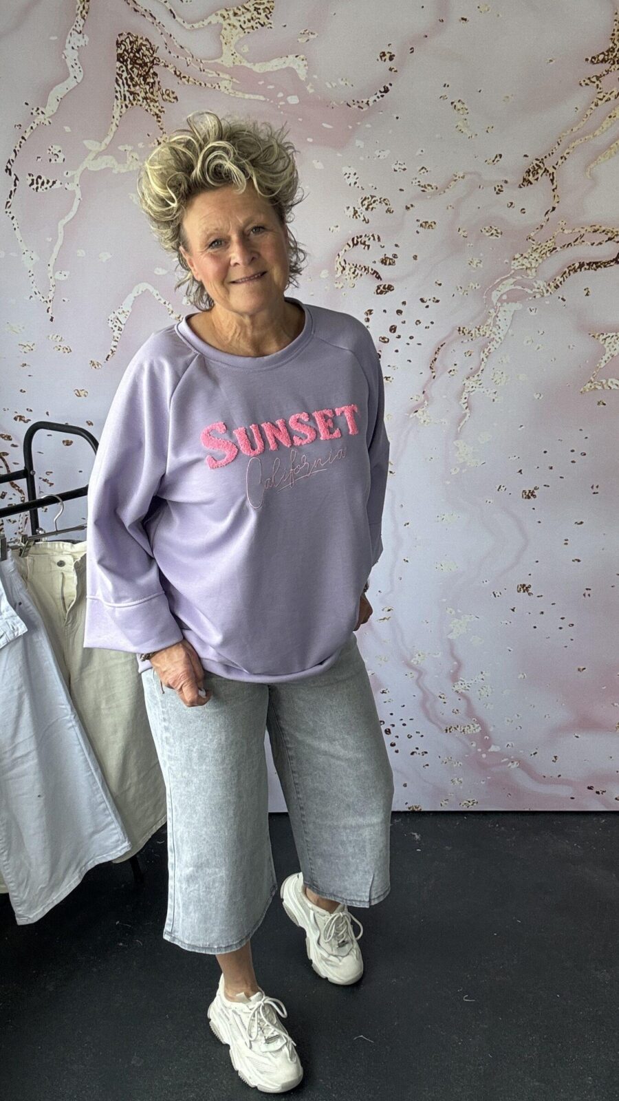 Sweater Sunset lila