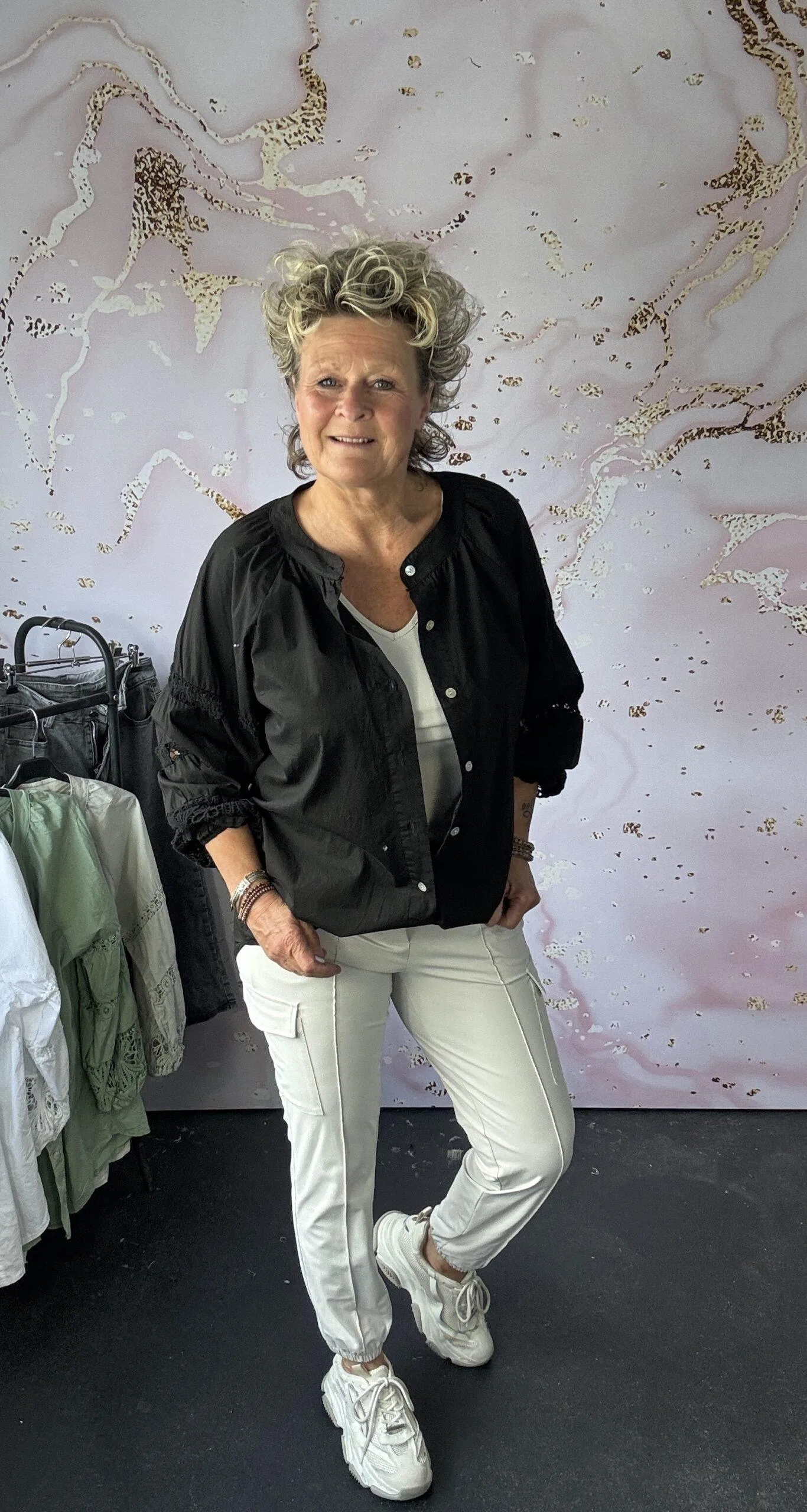 Blouse Roema zwart - Afbeelding 2