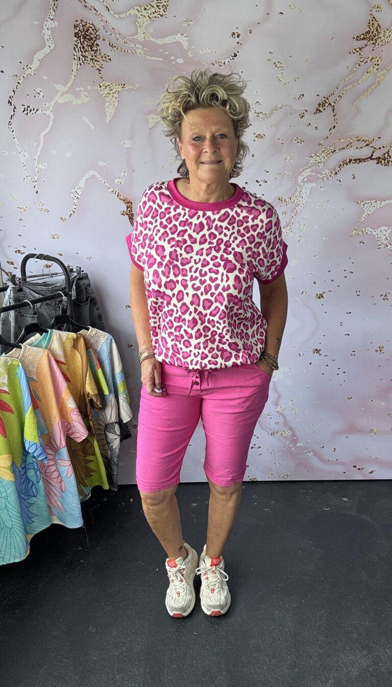 korte broek Star fuchsia
