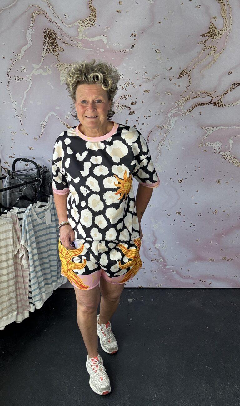 2 delige set Zon zwart