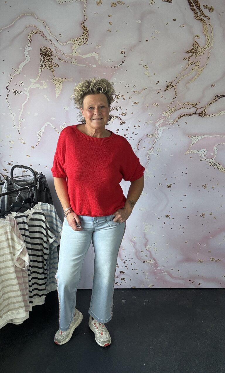 Trui LOVIE rood