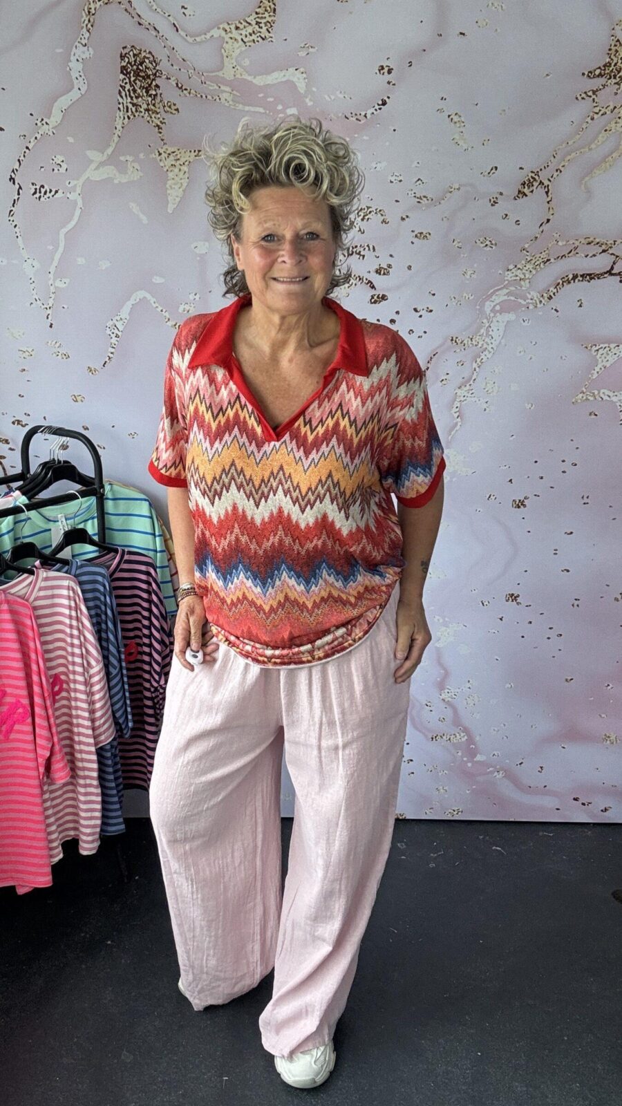polo print rood